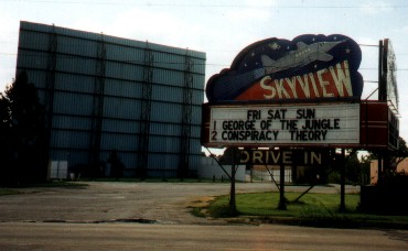 Front screen and marquee