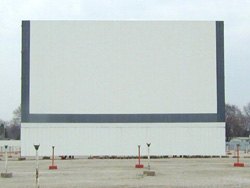 Back Screen: Sits to the left of the concession stand.